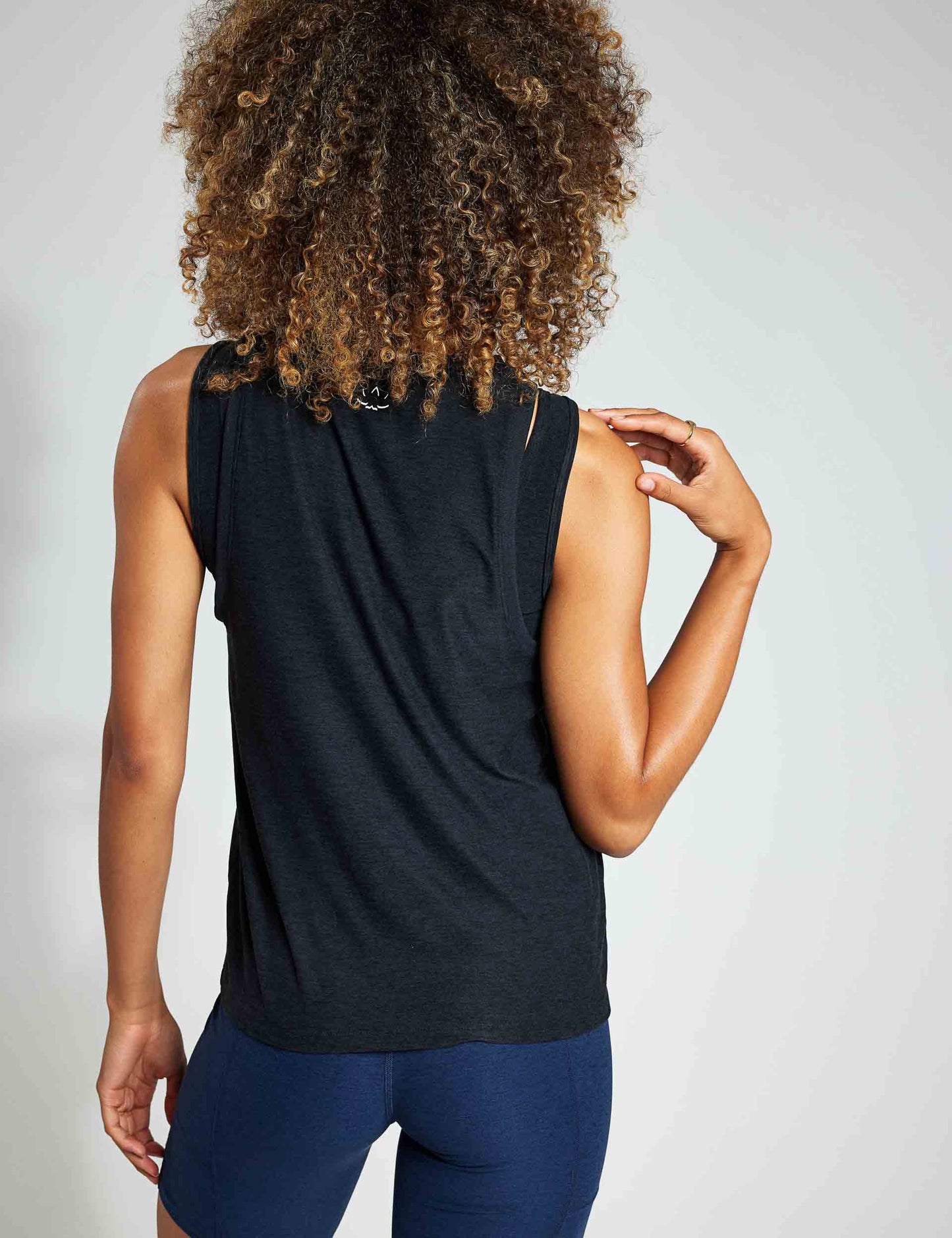 Side Note Twist Tank - Darkest Night