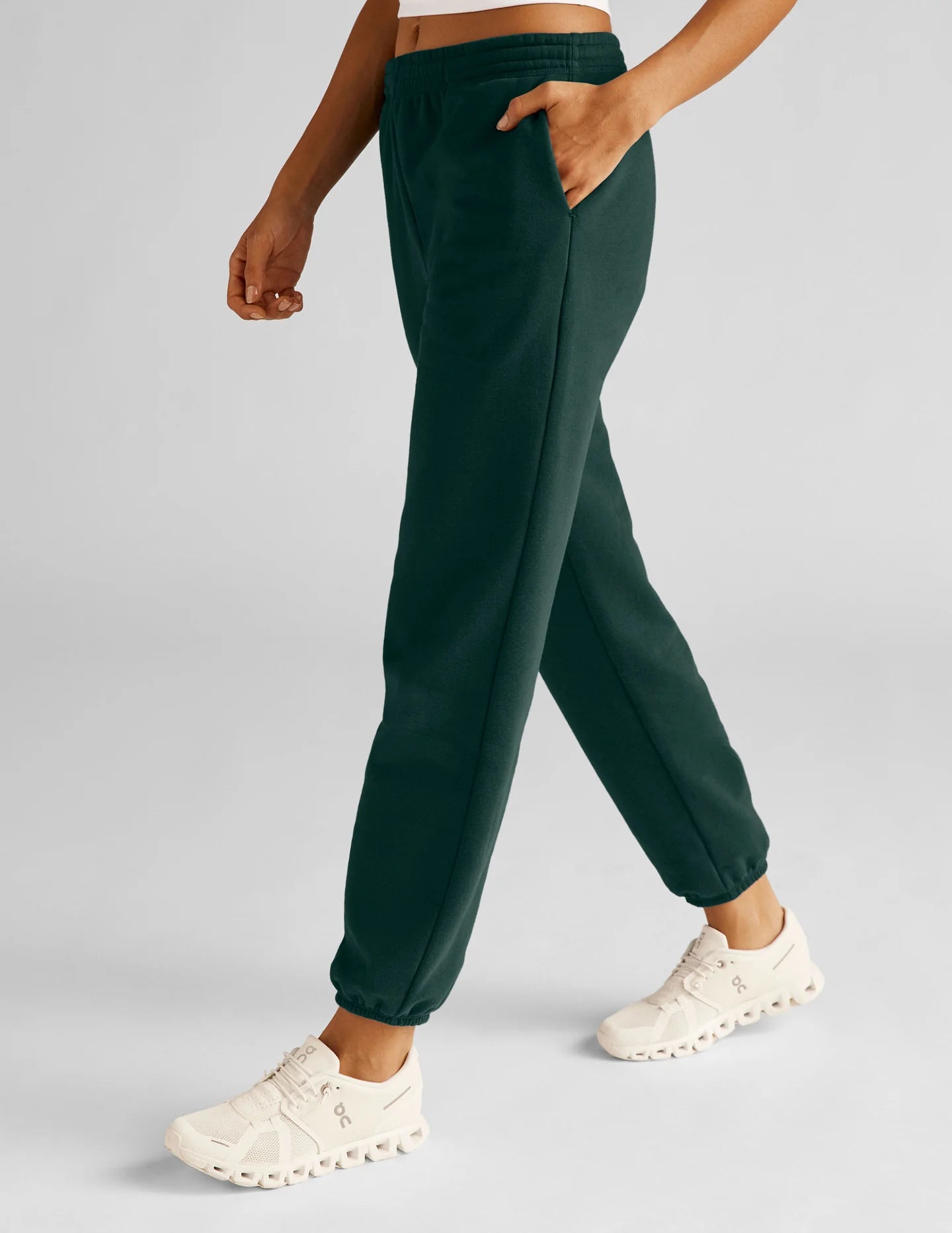 On the Go Sweatpant - Spruce Green