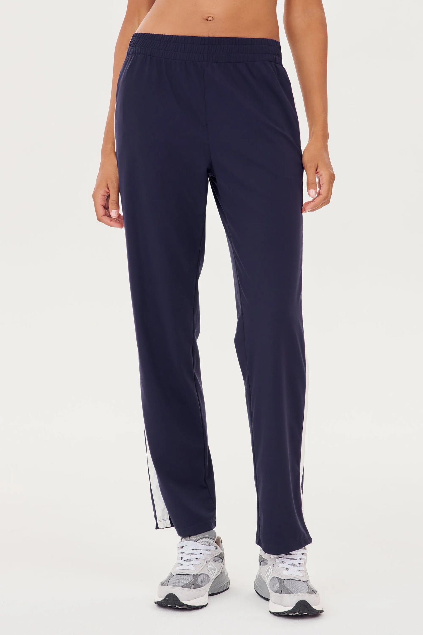 Maxie Track Pant - Indigo/White