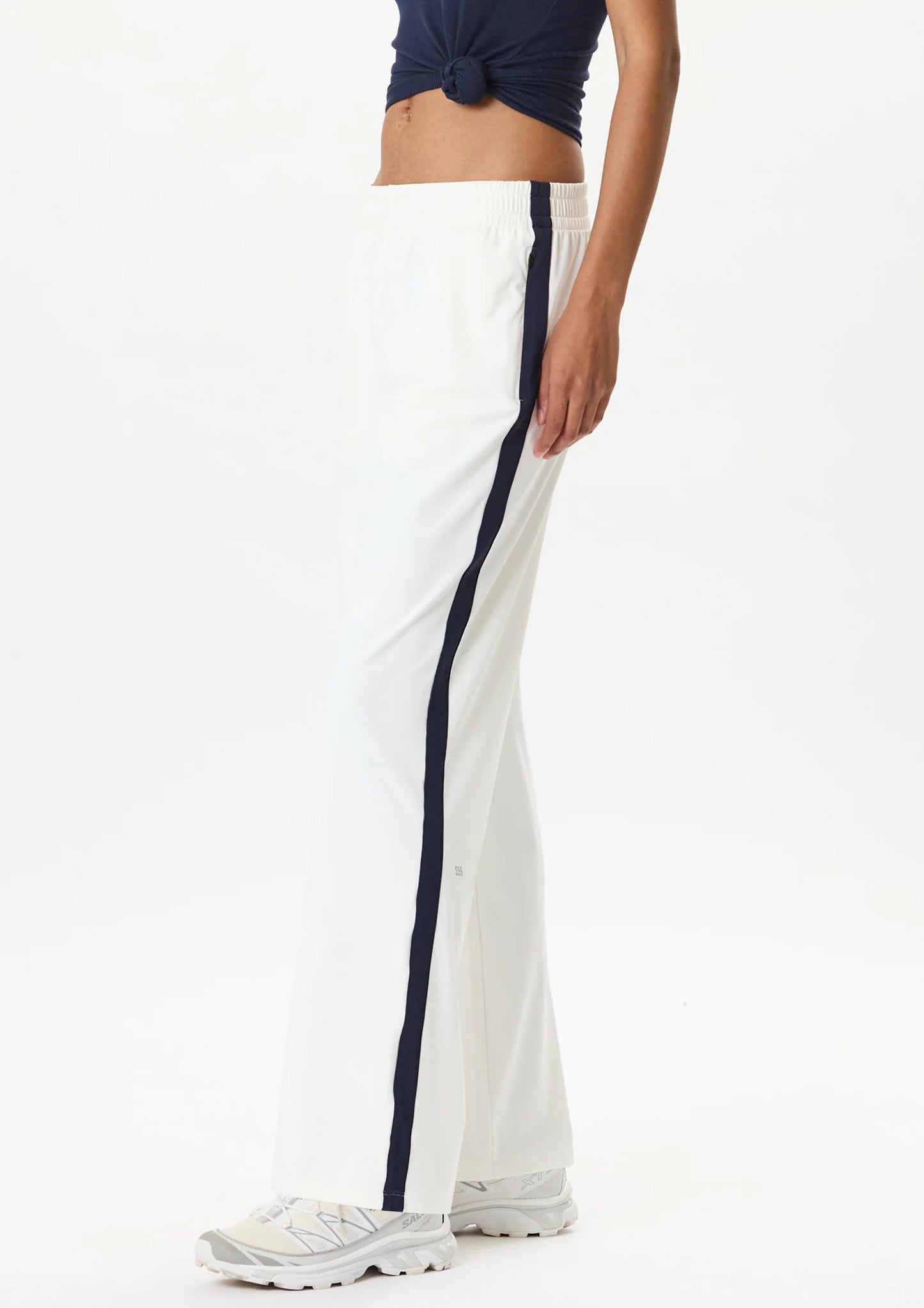 Maxie Track Pant - White/Indigo