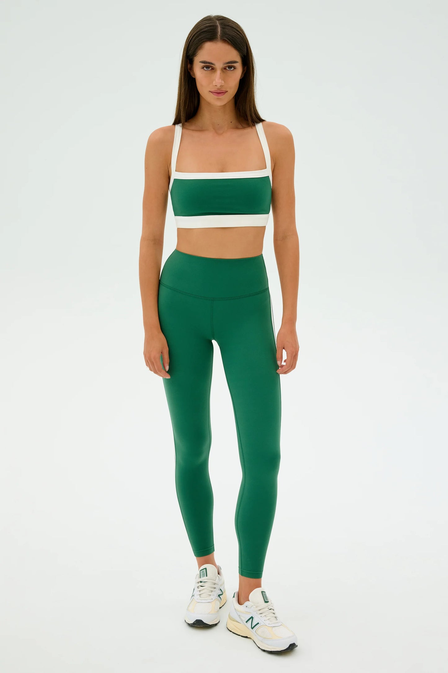 Clare HW Rigor - Arugula/White