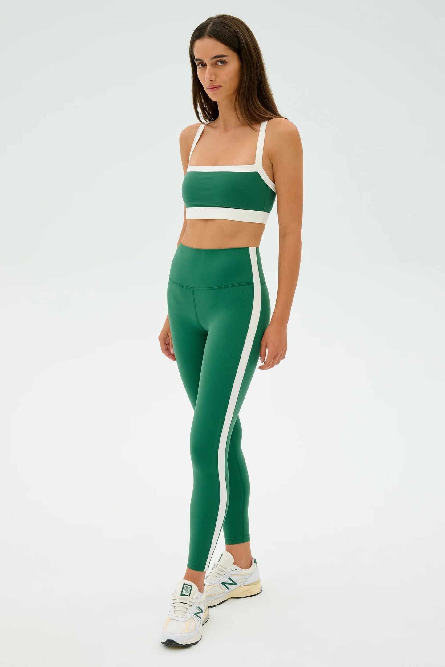 Clare HW Rigor - Arugula/White