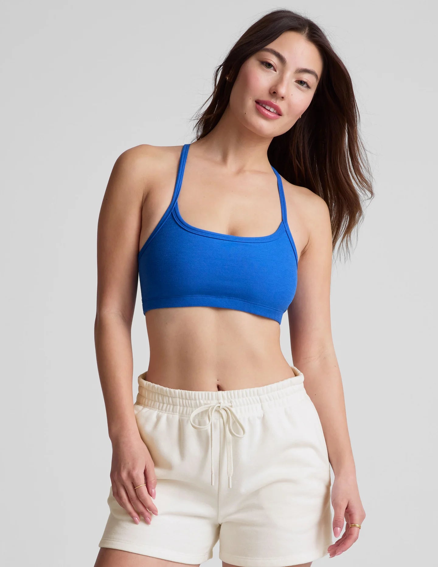 Slim Racerback Bra - Court Blue