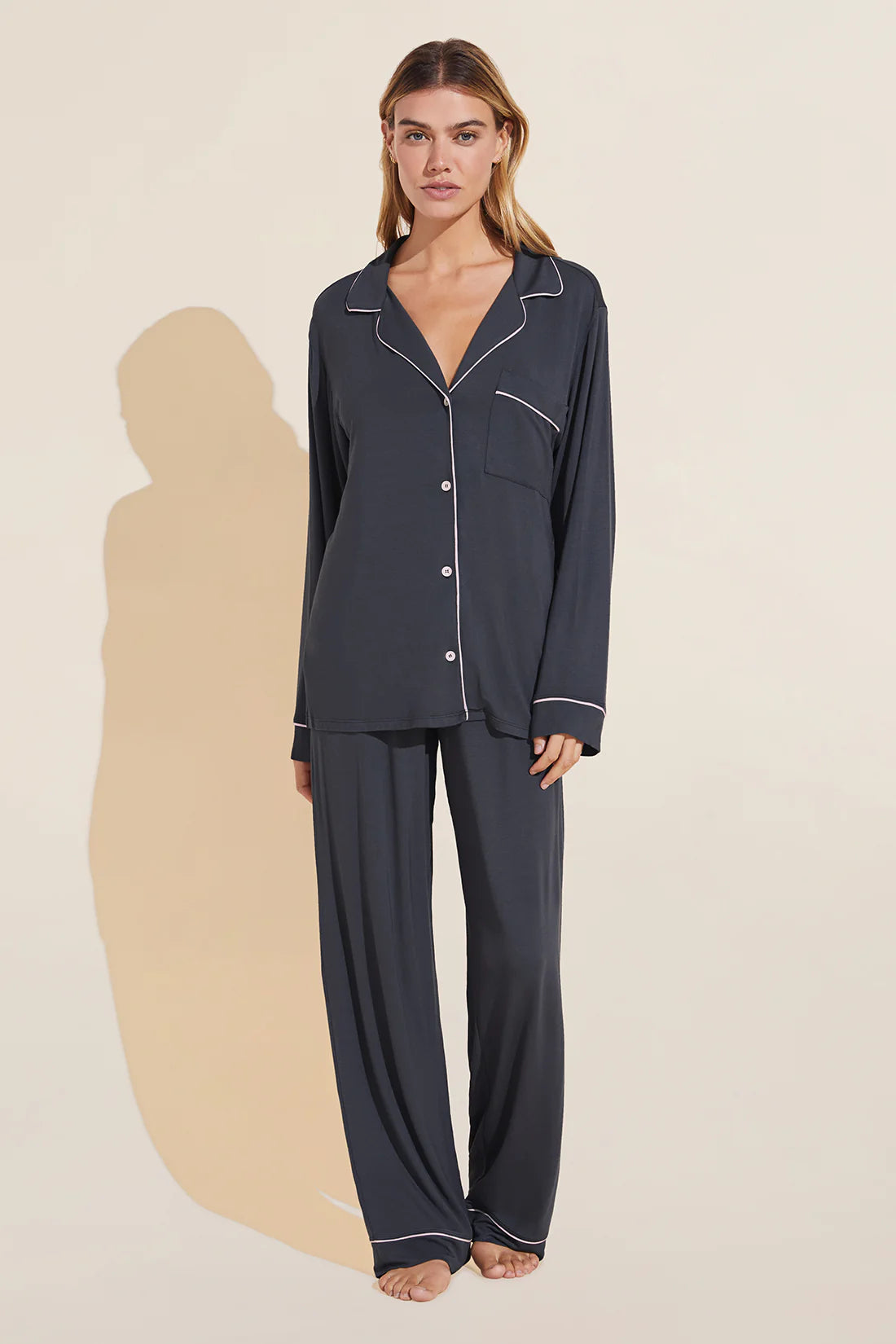 Gisele Long PJ Set - Graphite