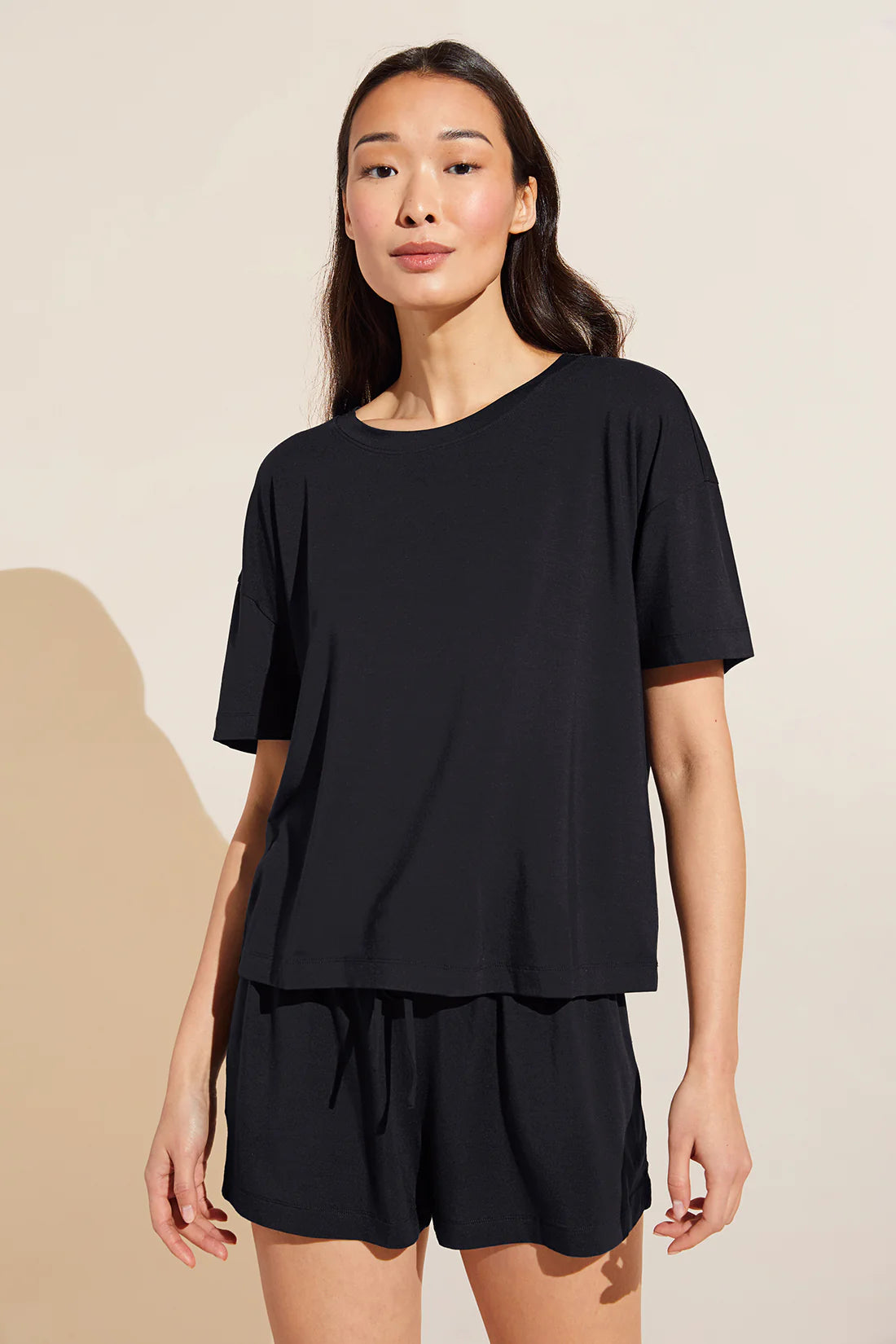 Gisele Everyday Tee/Pant Set - Black