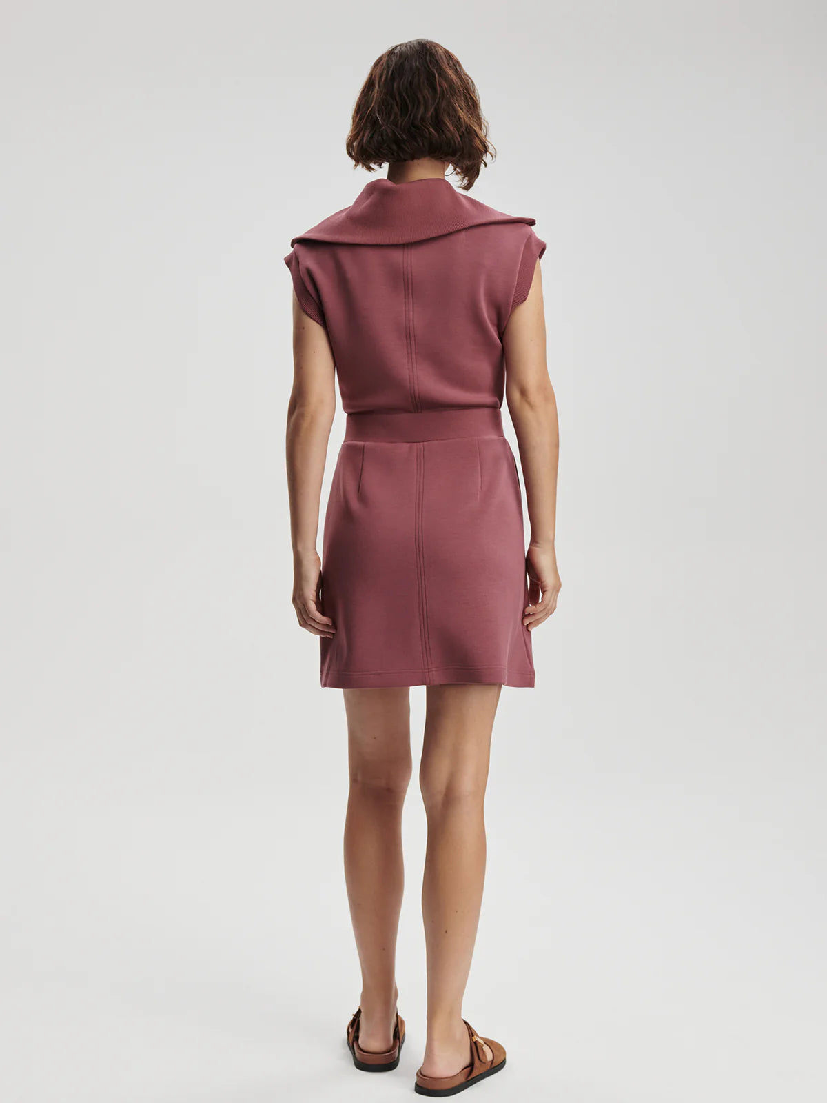 Rebecca Zip Through Dress - Wild Rhubarb