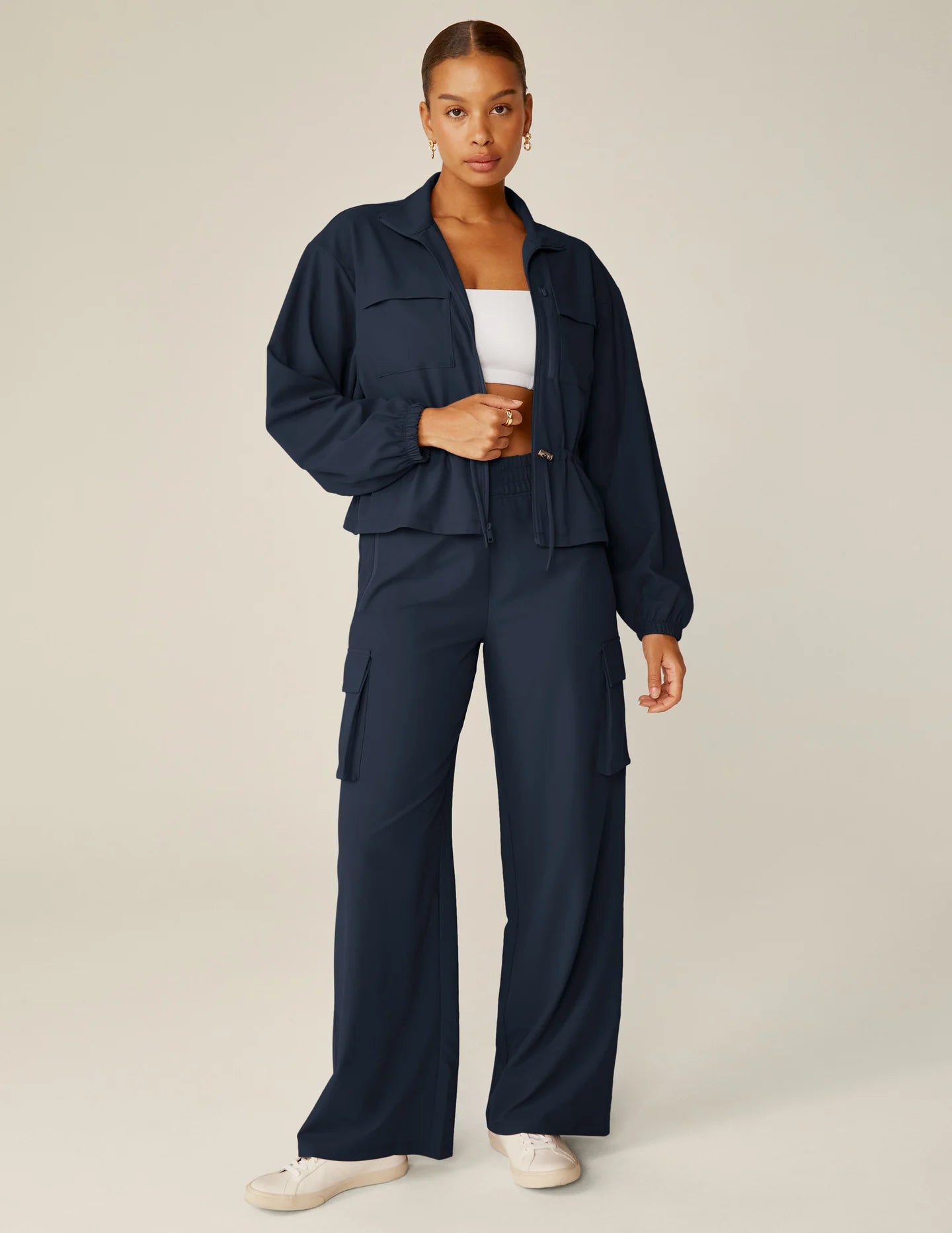 City Chic Jacket/Cargo Pant - Navy