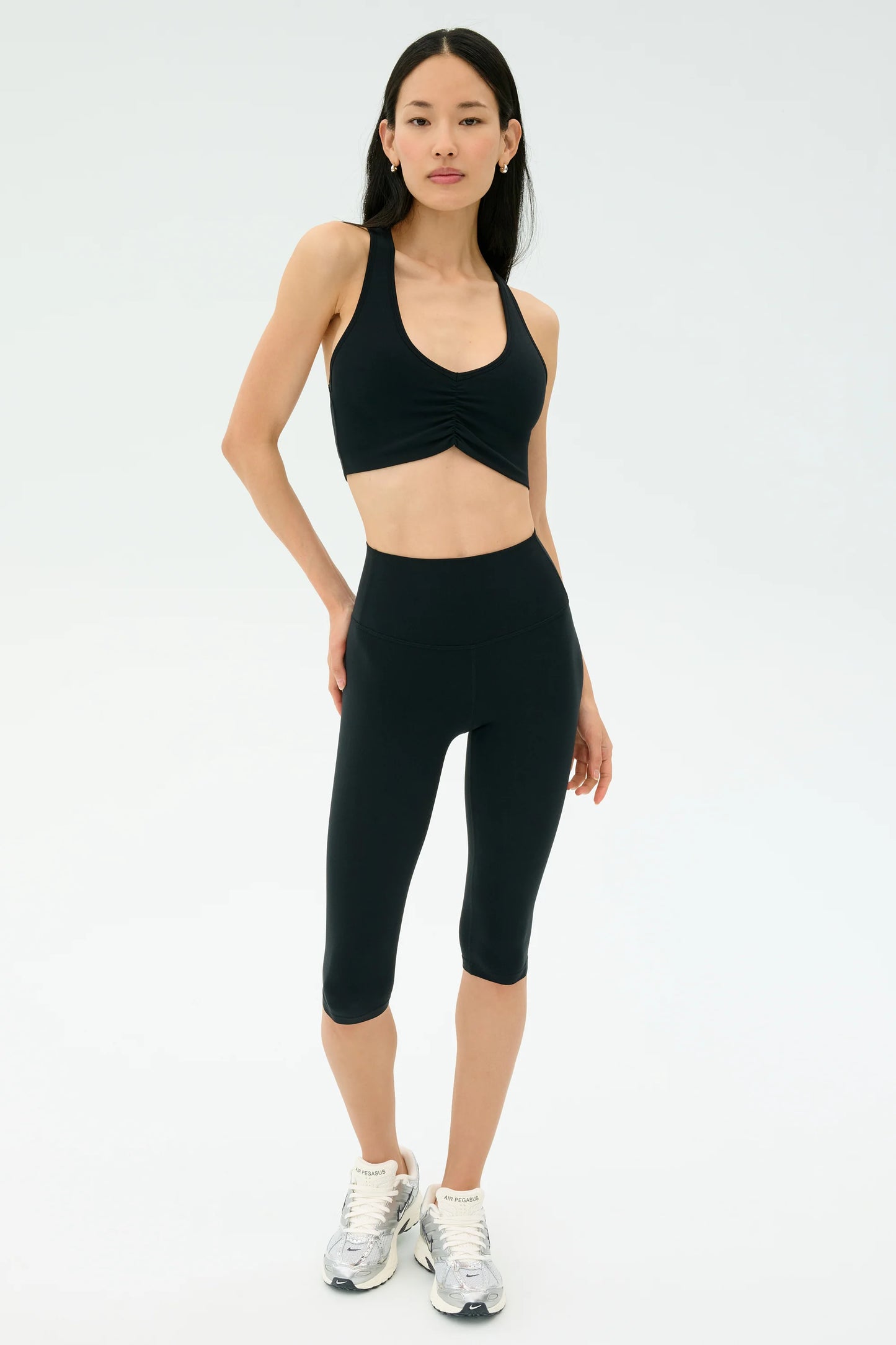 Airweight Bra w Ruching - Black