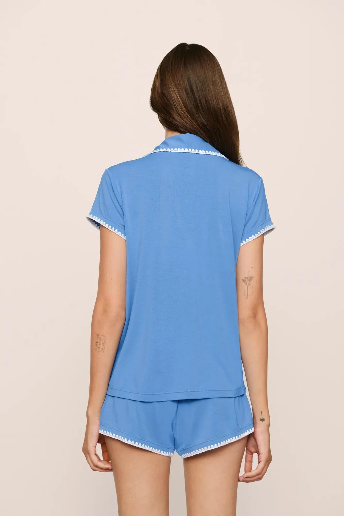 Frida Shortie PJ Set - Cornflower