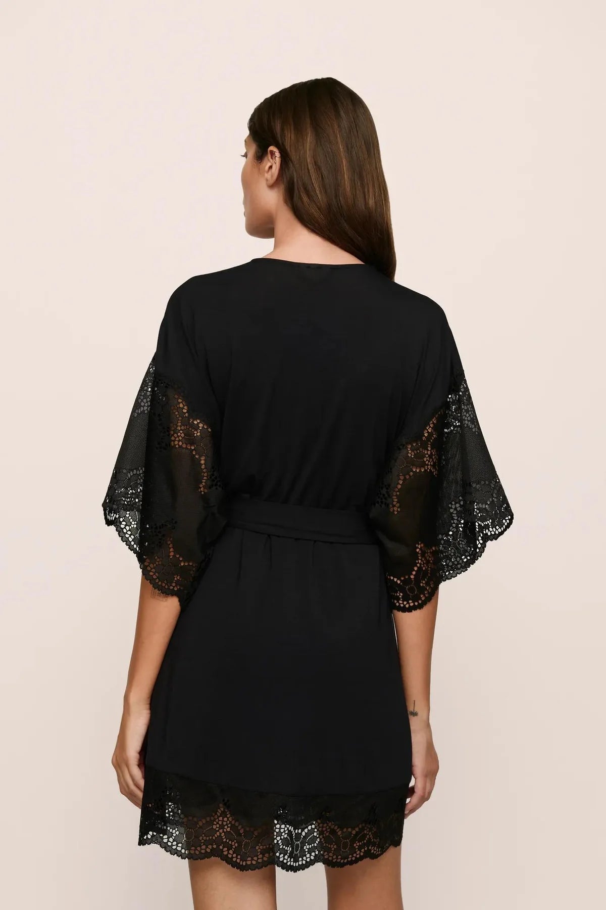 Beatrix Robe - Black