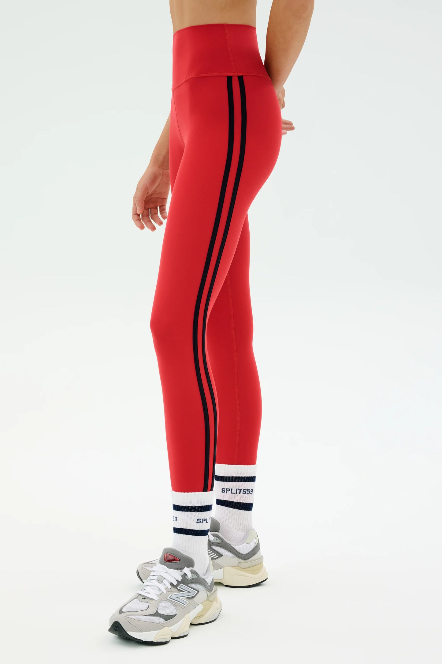 Ella HW Airweight Legging - Pirared/Indigo