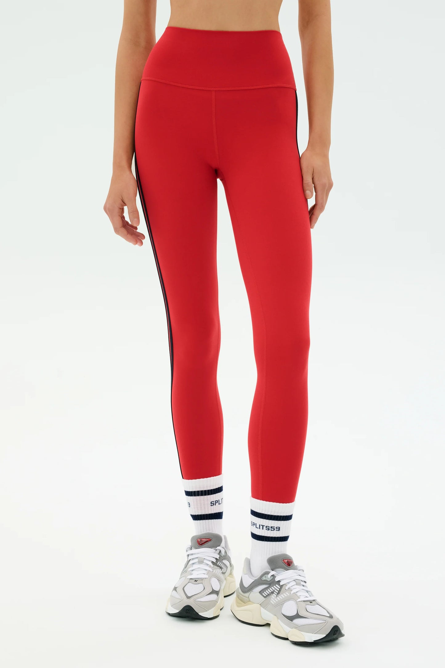 Ella HW Airweight Legging - Pirared/Indigo