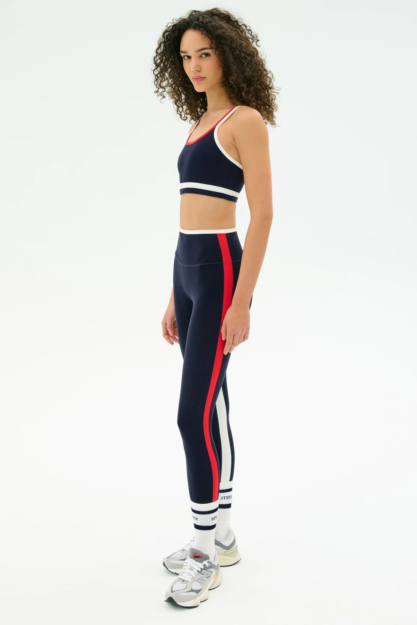 Sam HW Rigor Legging - Indigo/Pirared