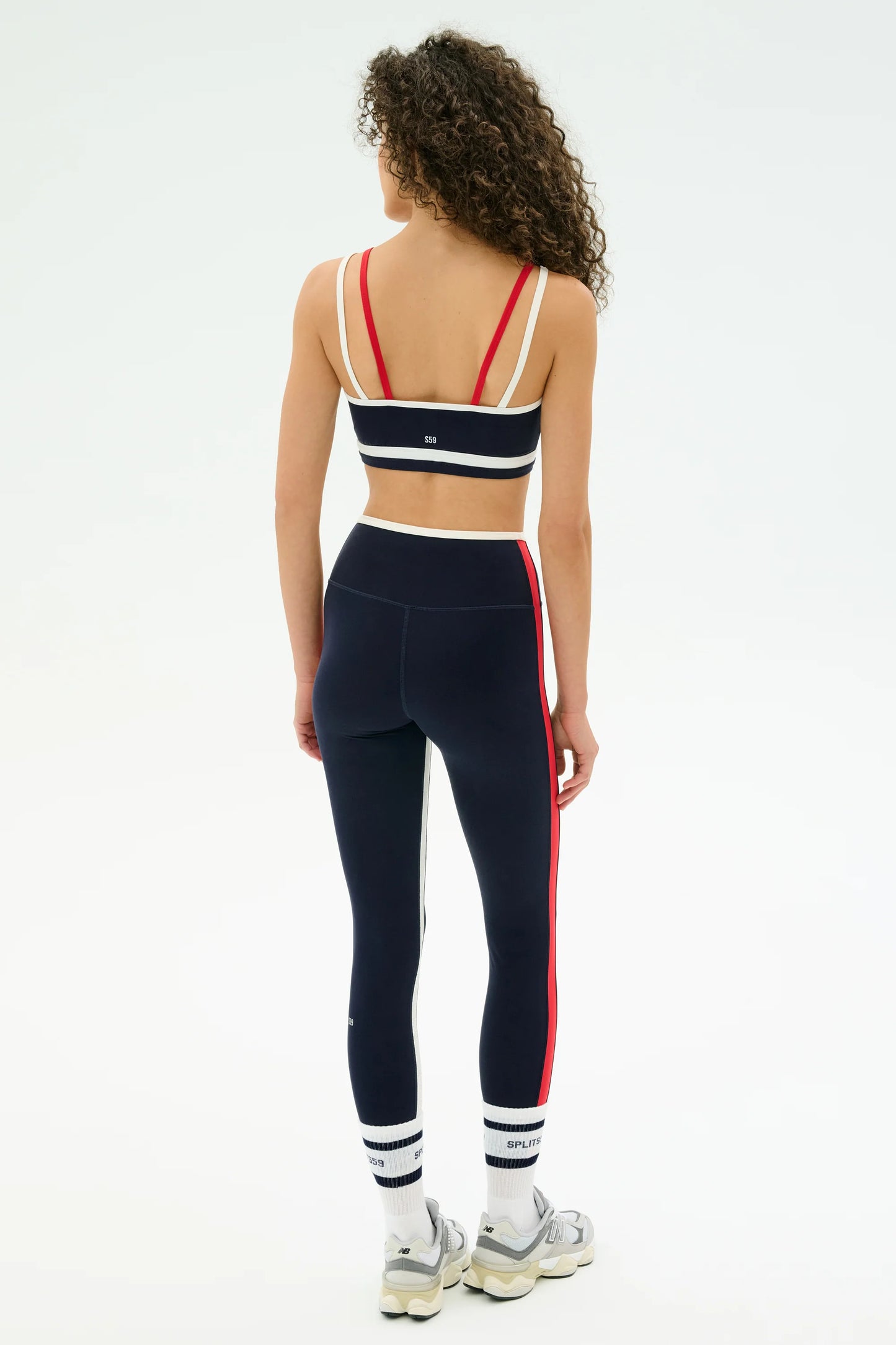 Sam HW Rigor Legging - Indigo/Pirared