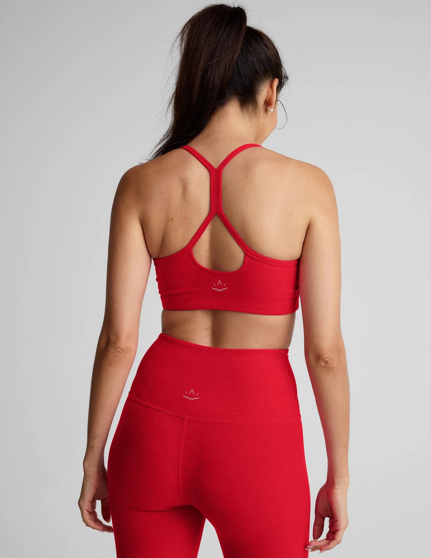 Spacedye Slim Racerback Bra - Candy Apple Red