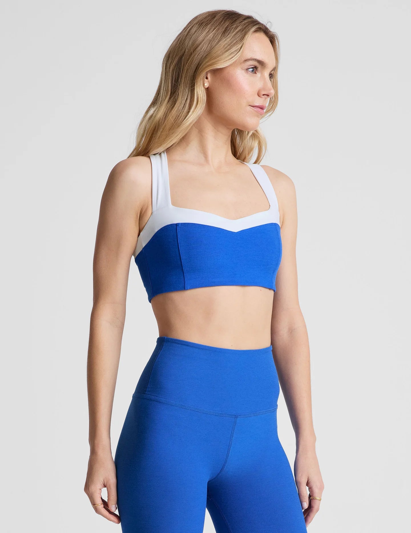 Spacedye Trophy Bra - Court Blue