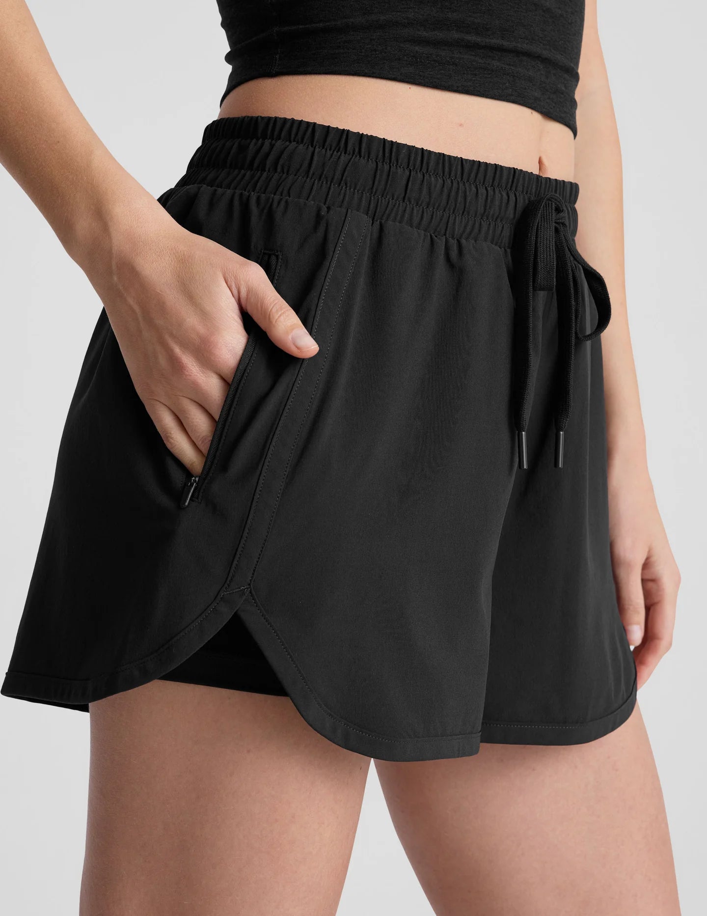 Stretch Woven the Course Short - Black