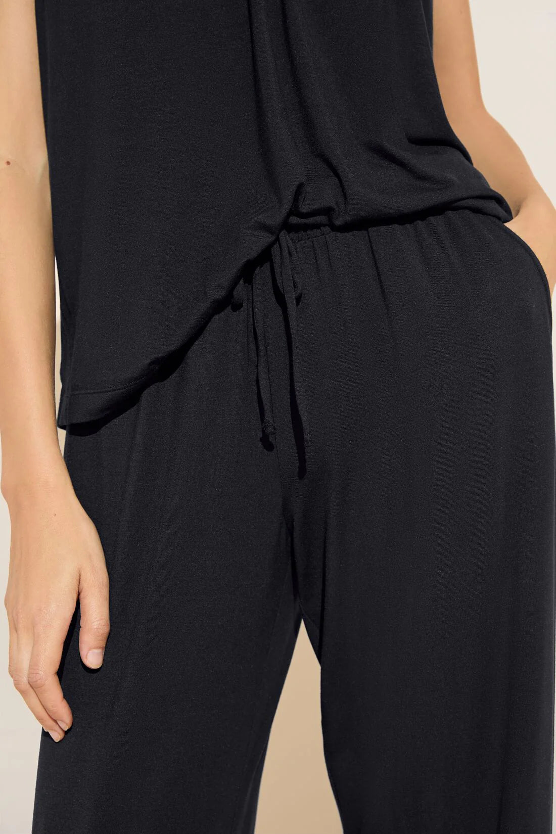 Gisele Cami/ Pant Set - Black