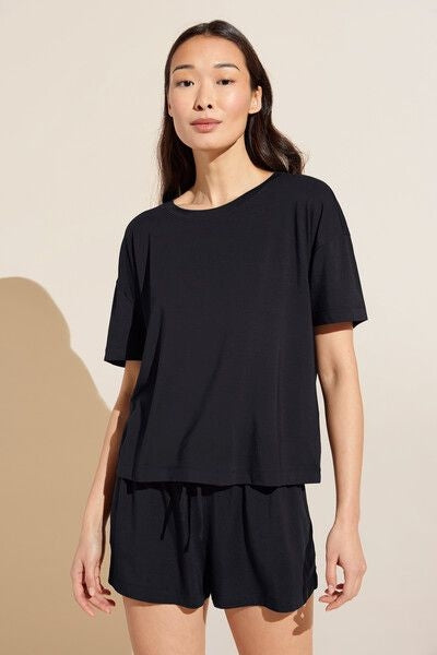 Gisele Everyday Tee/Short Set - Black