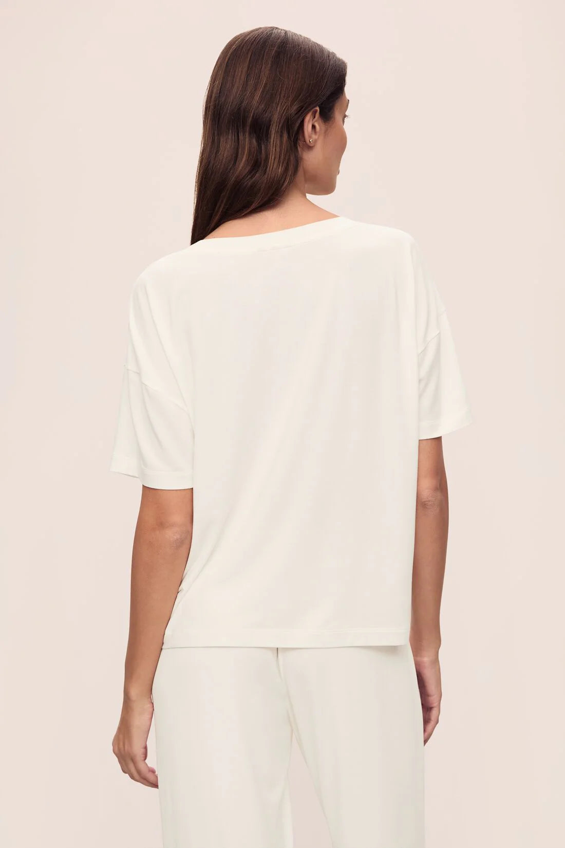 Gisele Everyday Tee/Pant Set - Ivory