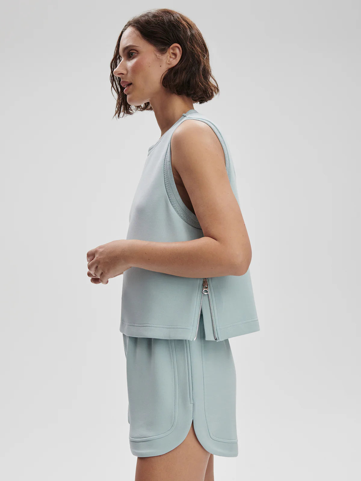 Shea Tank/Ollie Short - Ether Blue