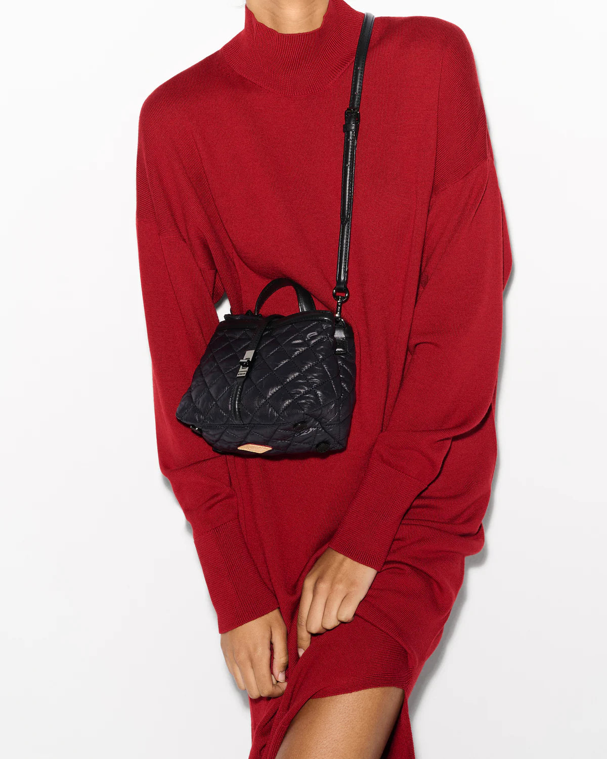 Mini Astor Top Handle - Black