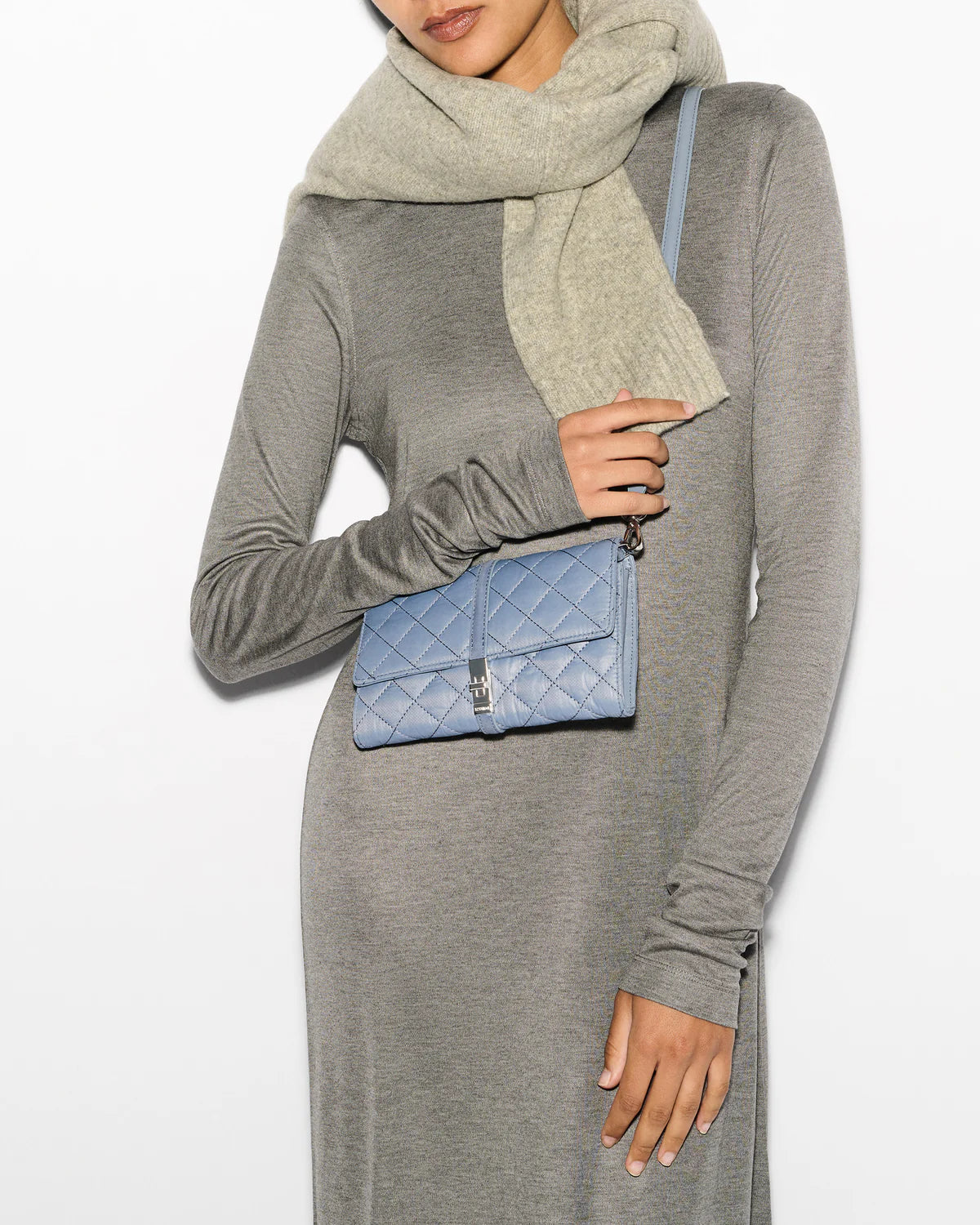 Astor Convertible Crossbody - Stone Blue