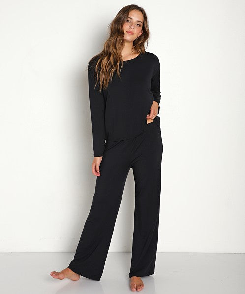 Gisele Everyday LS/Pant - Black