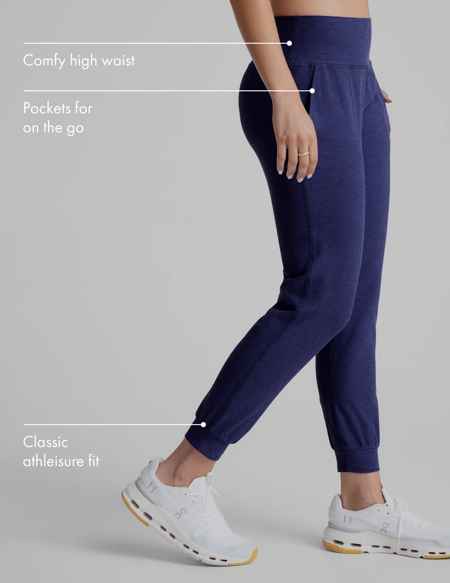 Spacedye Midi Jogger - Eternal Blue