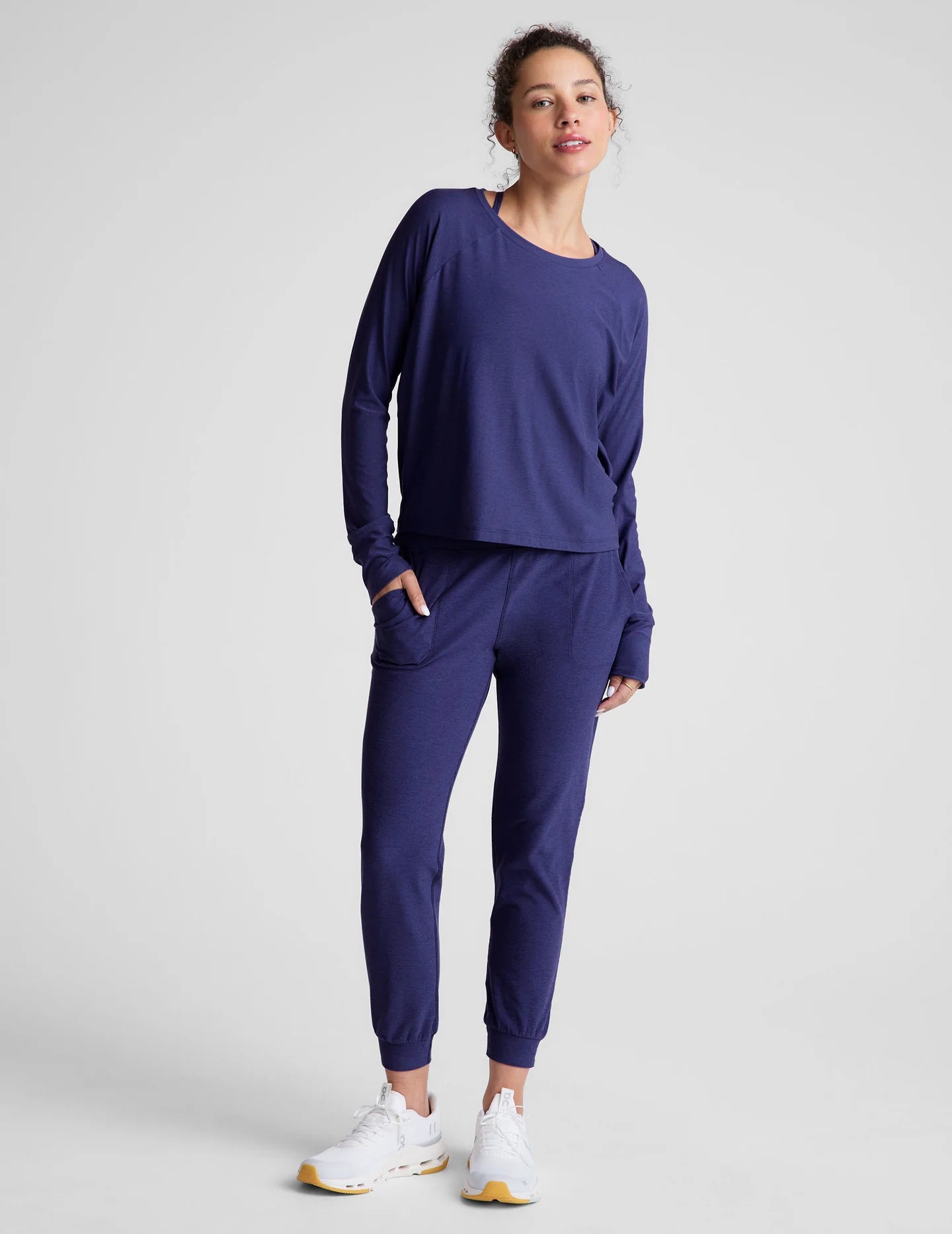 Spacedye Midi Jogger - Eternal Blue