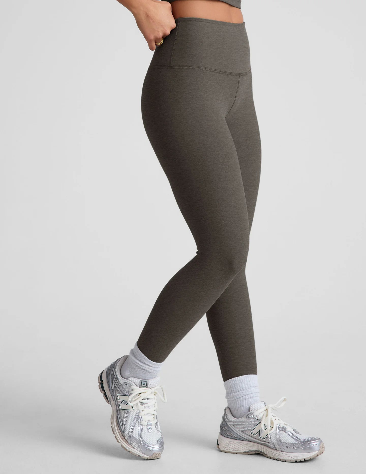 HW Midi Legging - True Gray
