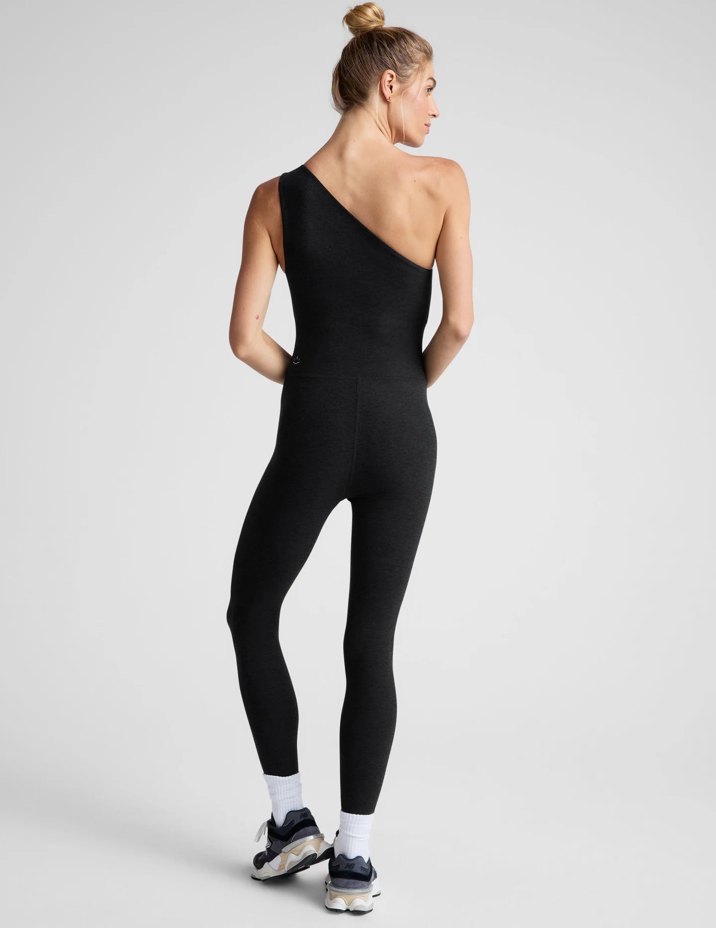 Upswing One Shoulder Jumpsuit - Darkest Night