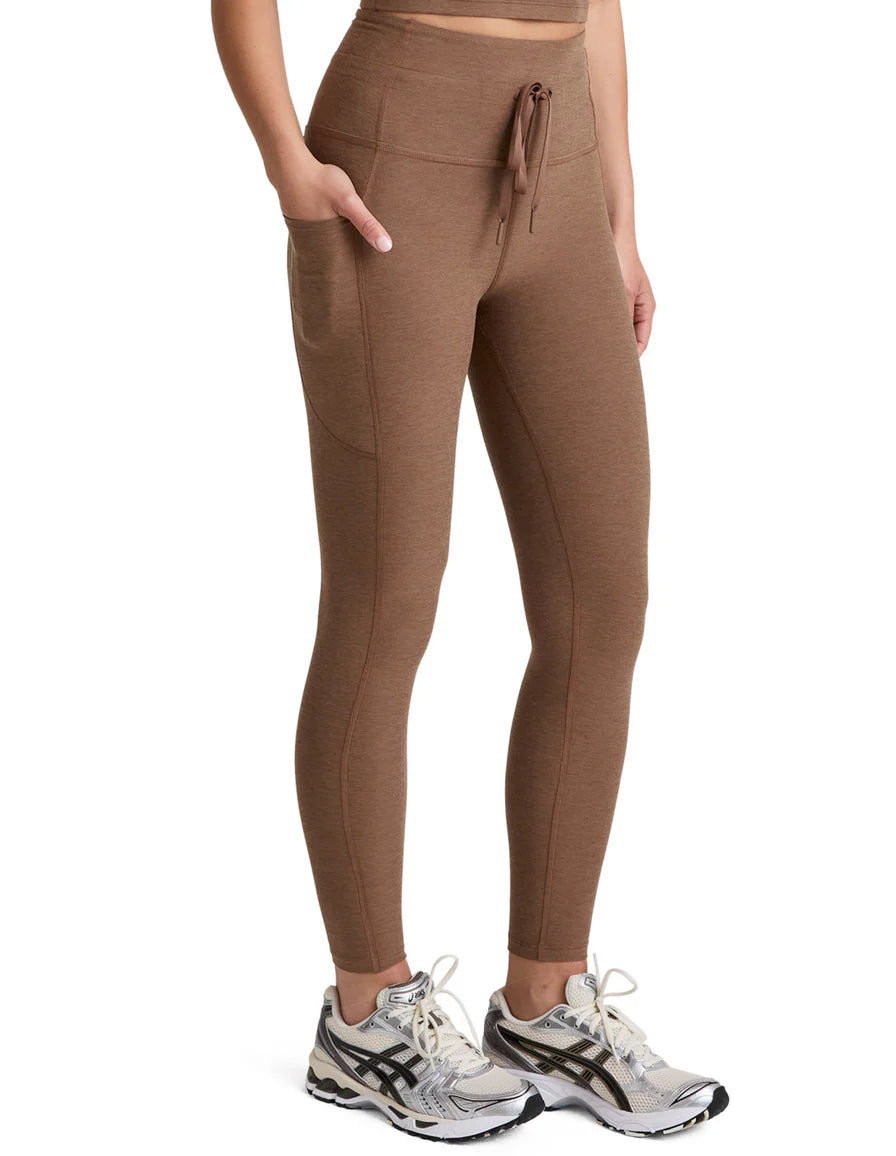 Go Pocket Midi Legging - True Chocolate