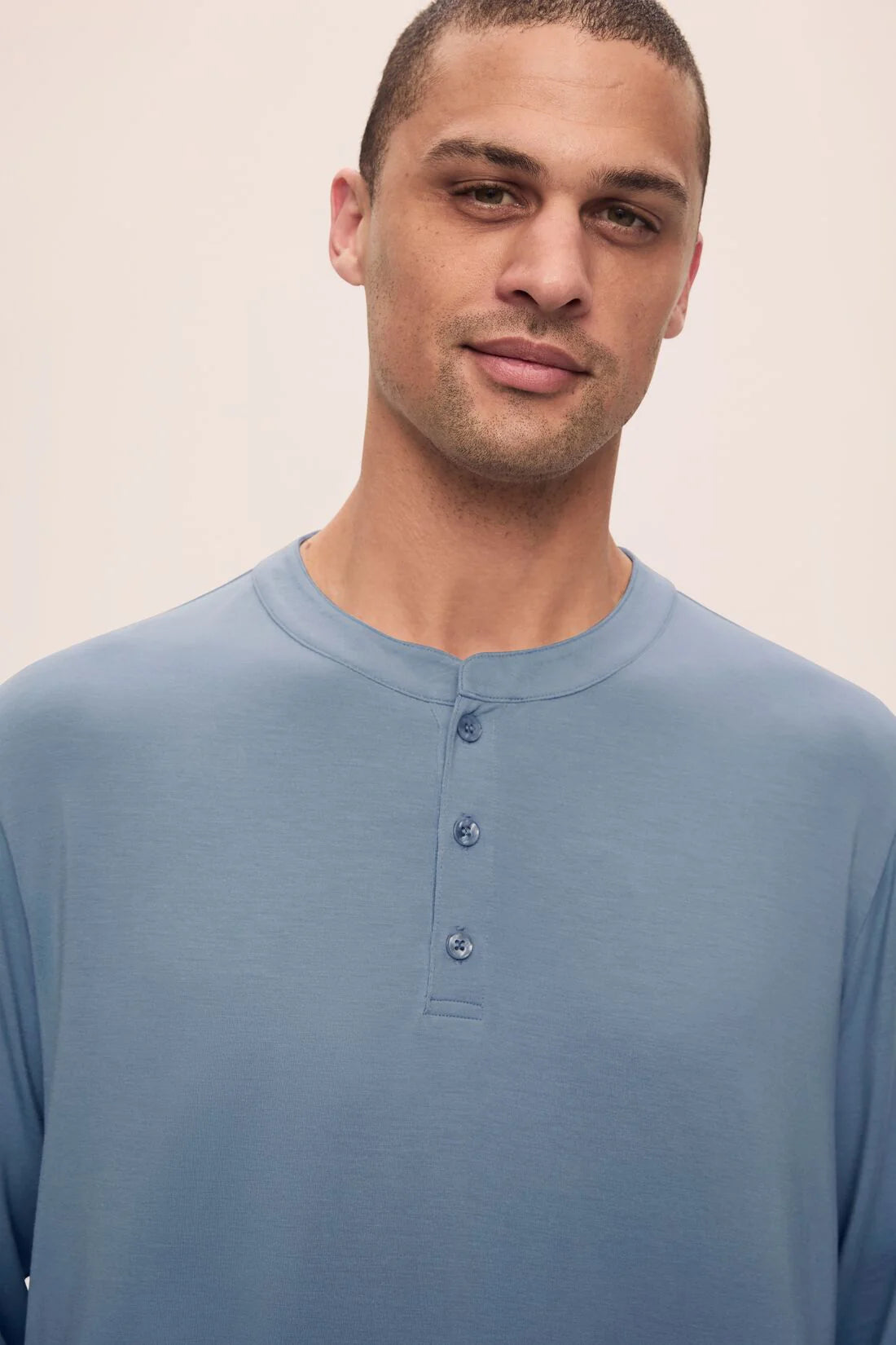 Henry Long PJ Set - Faded Denim