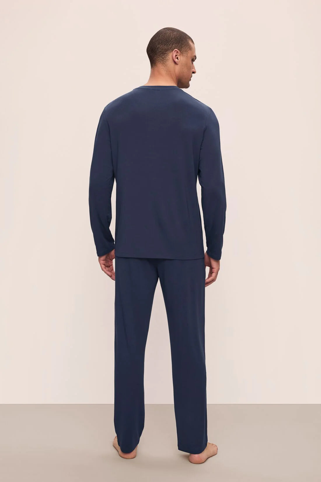 Henry LS Crew PJ Set - Navy