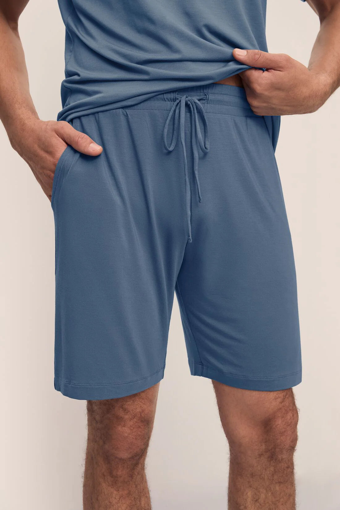 Henry Short PJ Set - Faded Denim