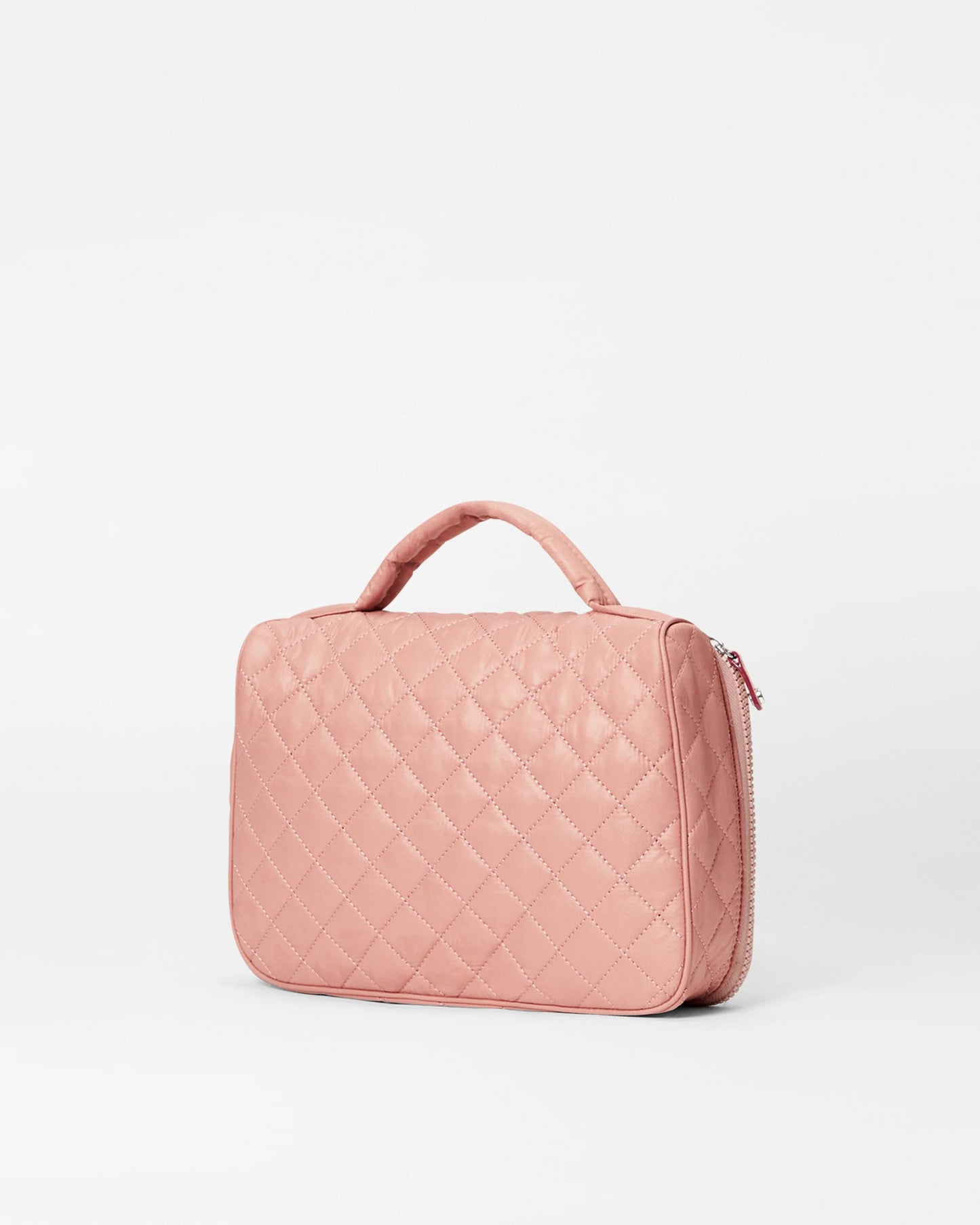 Zip Round Cosmetic - Dusty Rose