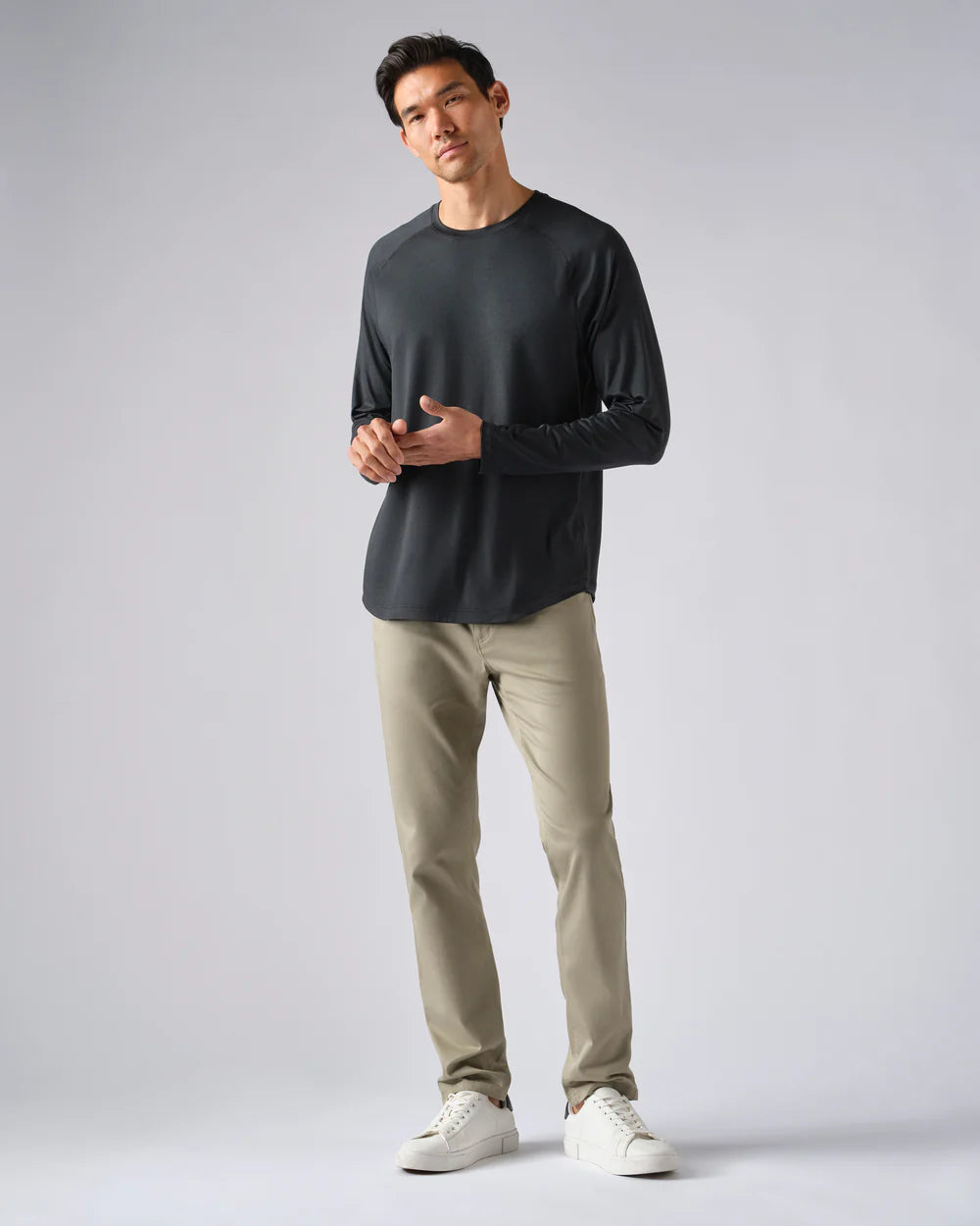 Atmosphere LS Tee - Black Heather