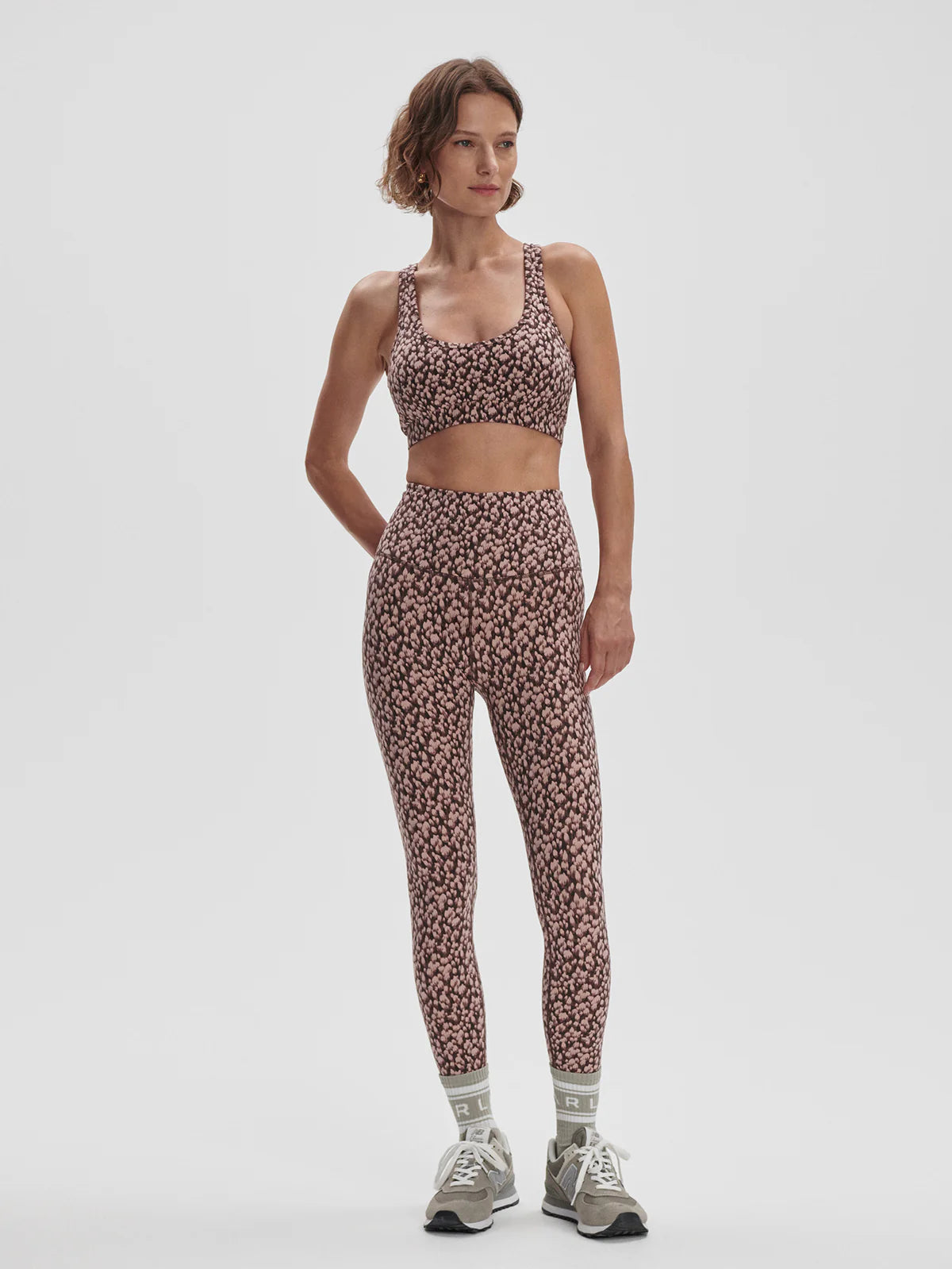 Move High Legging - Deep Mauve Petal