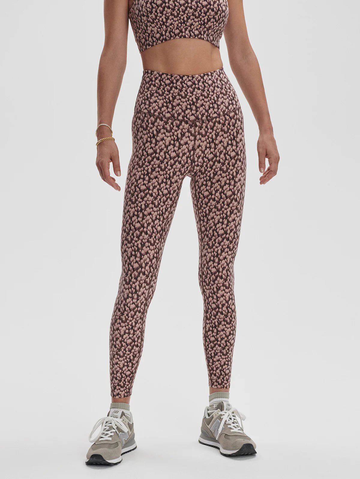 Move High Legging - Deep Mauve Petal