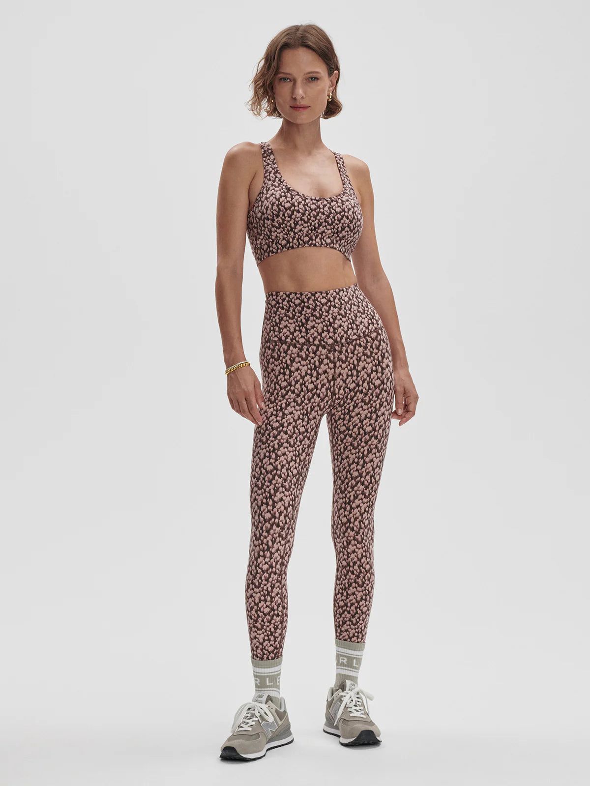 Move High Legging - Deep Mauve Petal