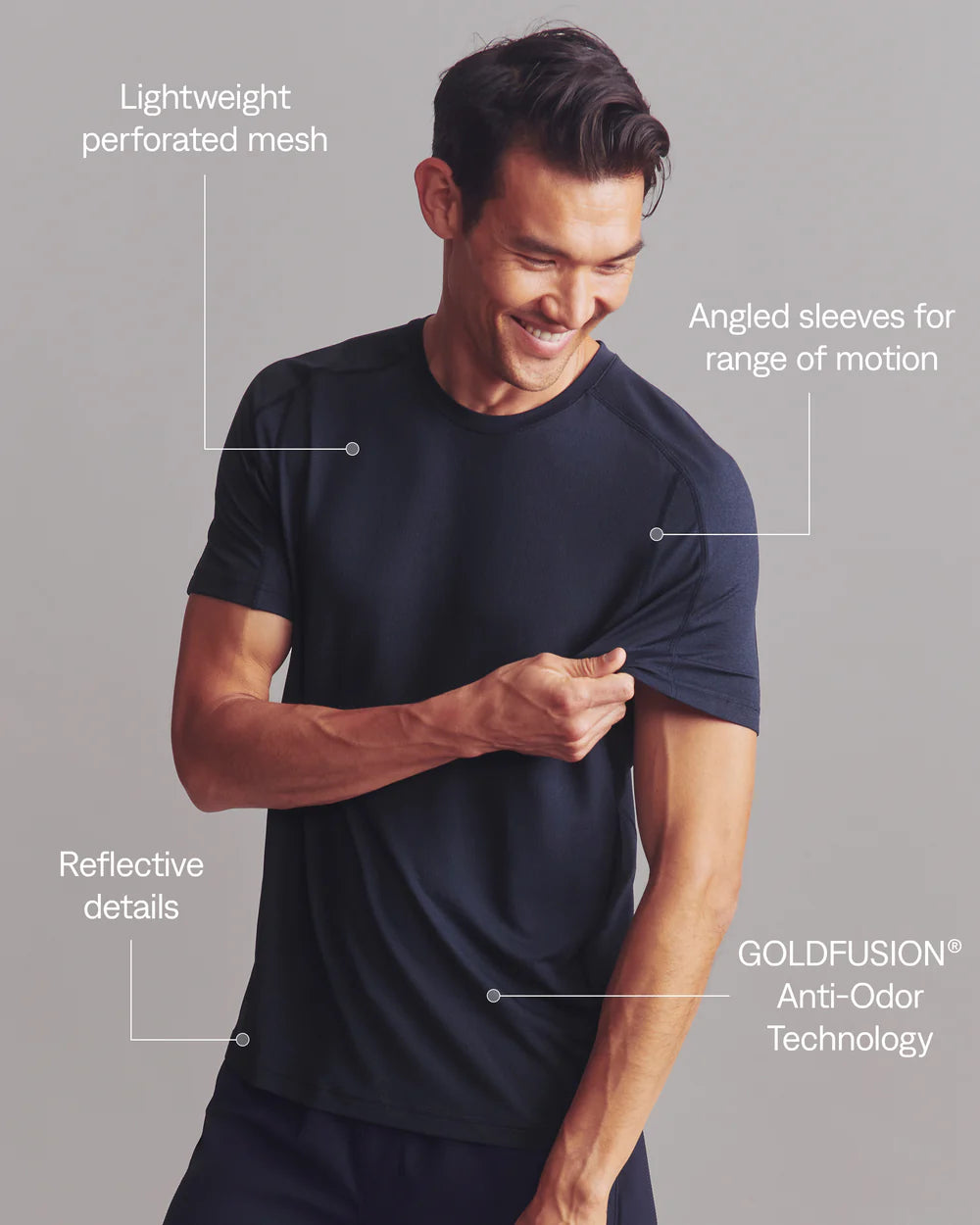 Invictus Short Slv Tee - True Navy