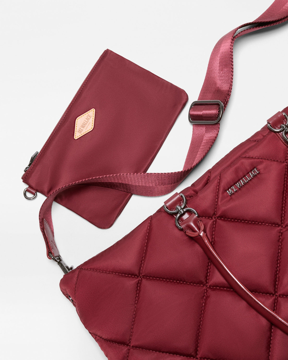 Madison E/W Tote - Claret