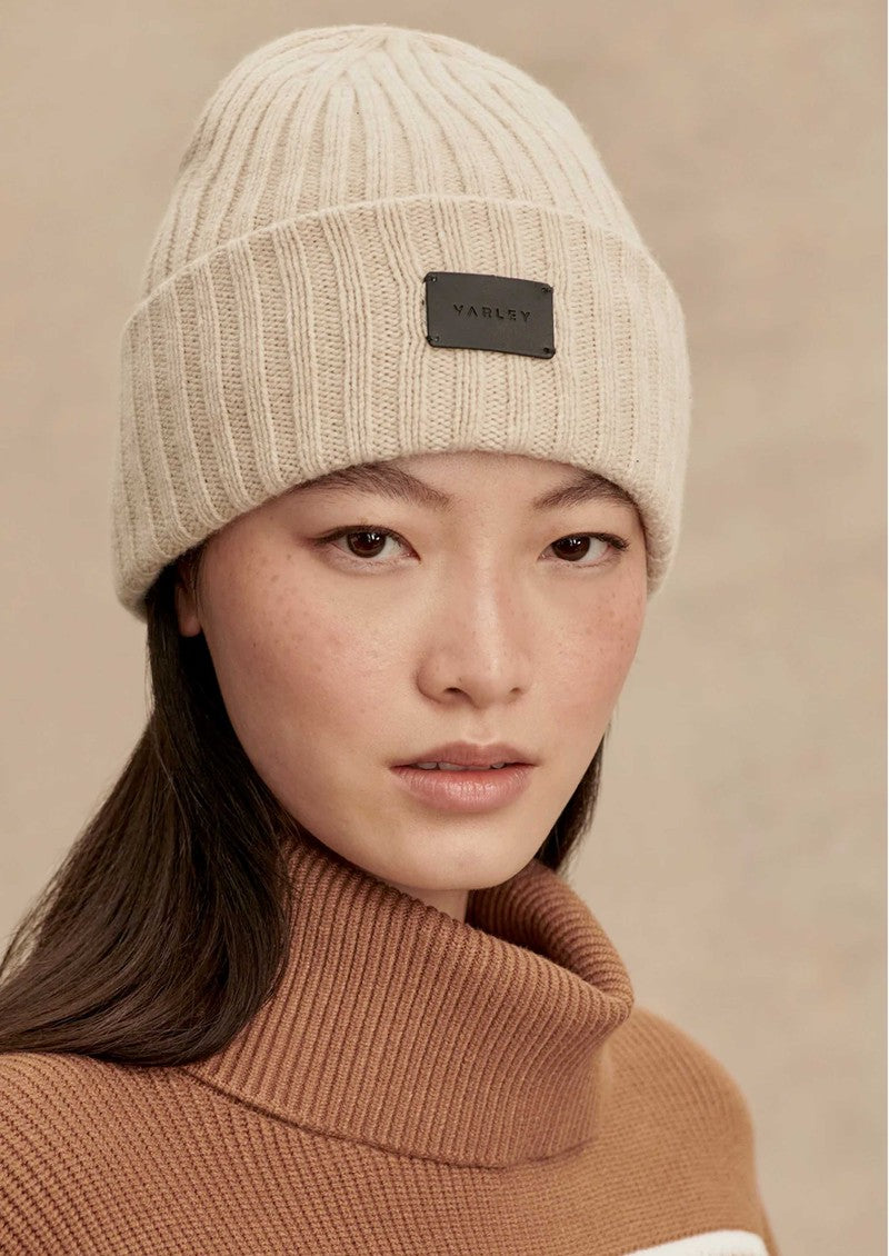 Elva Rib Beanie - Rainy Day