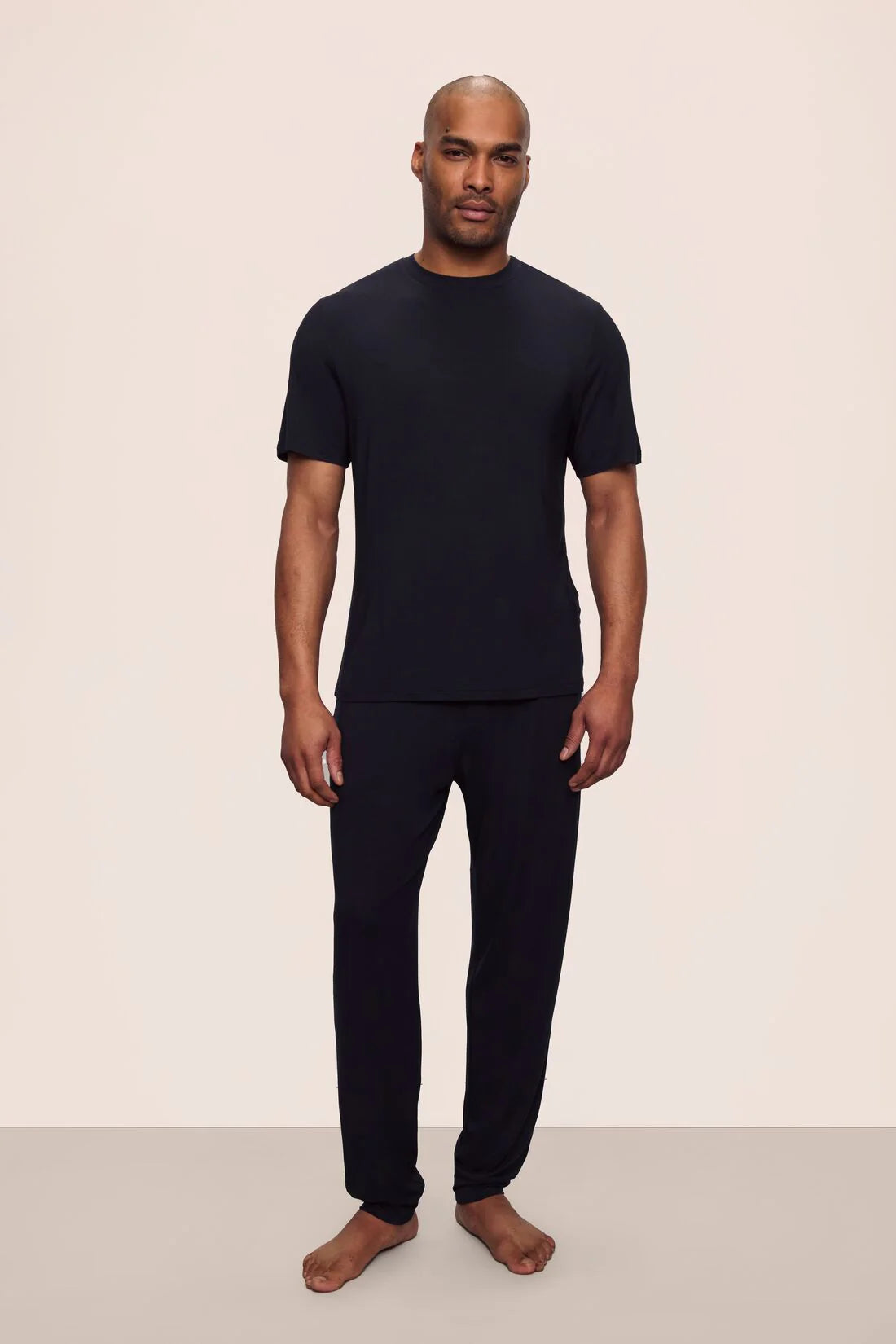 Henry Short Slv Long PJ Set - Black