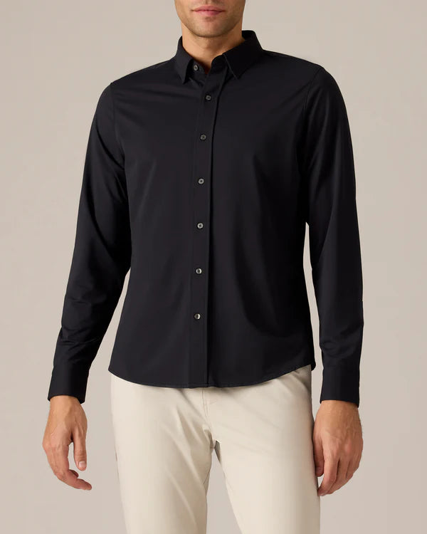 Commuter Slim Shirt- Black