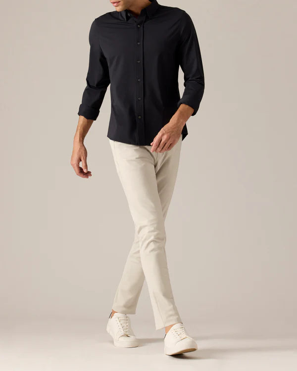 Commuter Slim Shirt- Black