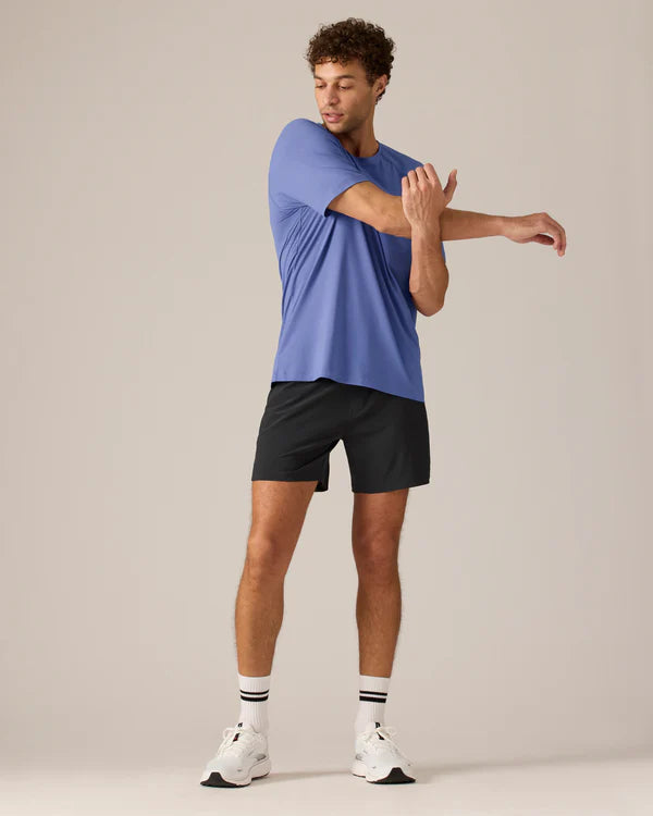Reign Short Slv Tee - Morning Blue