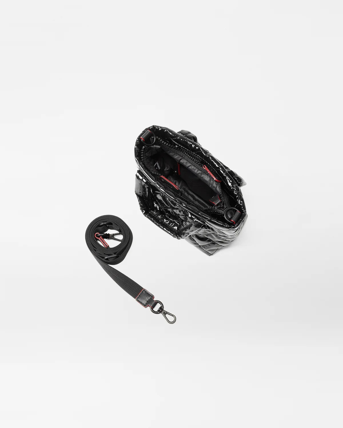 Petite Metro Tote - Black Lacquer