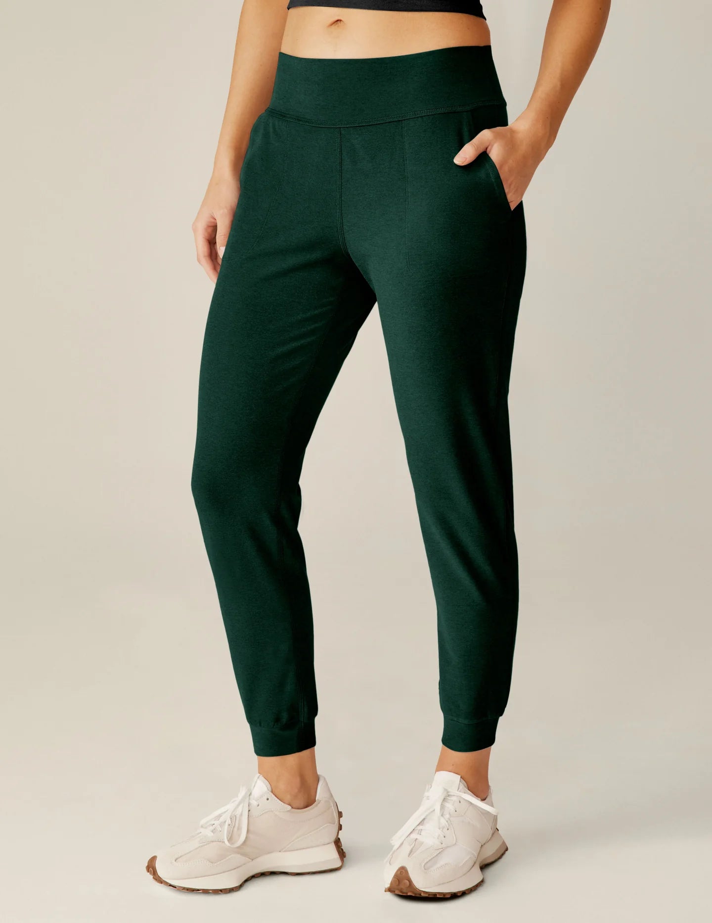Spacedye Midi Jogger - Dark Spruce Green